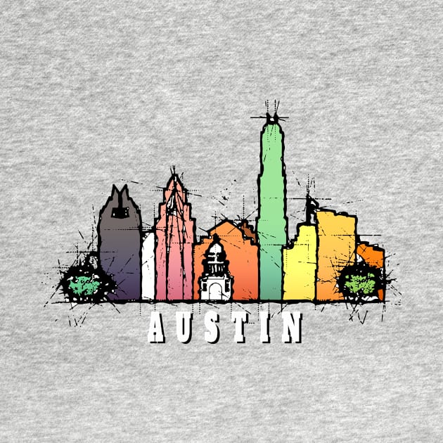 Austin city by DimDom